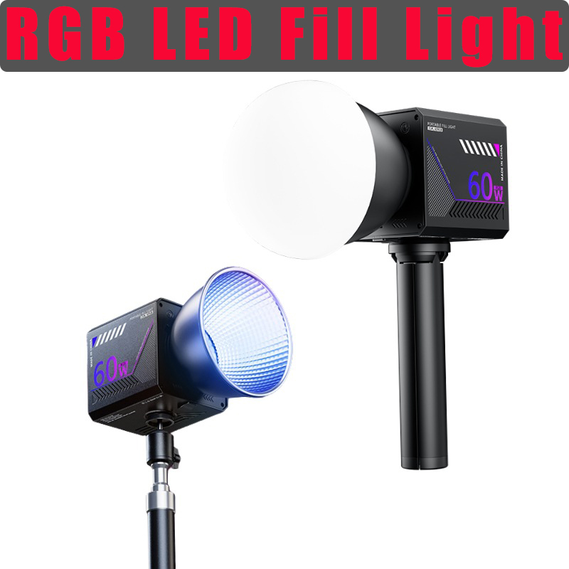 Photography Lighting Meter - 60W RGB 비디오 라이트 휴대용 LED