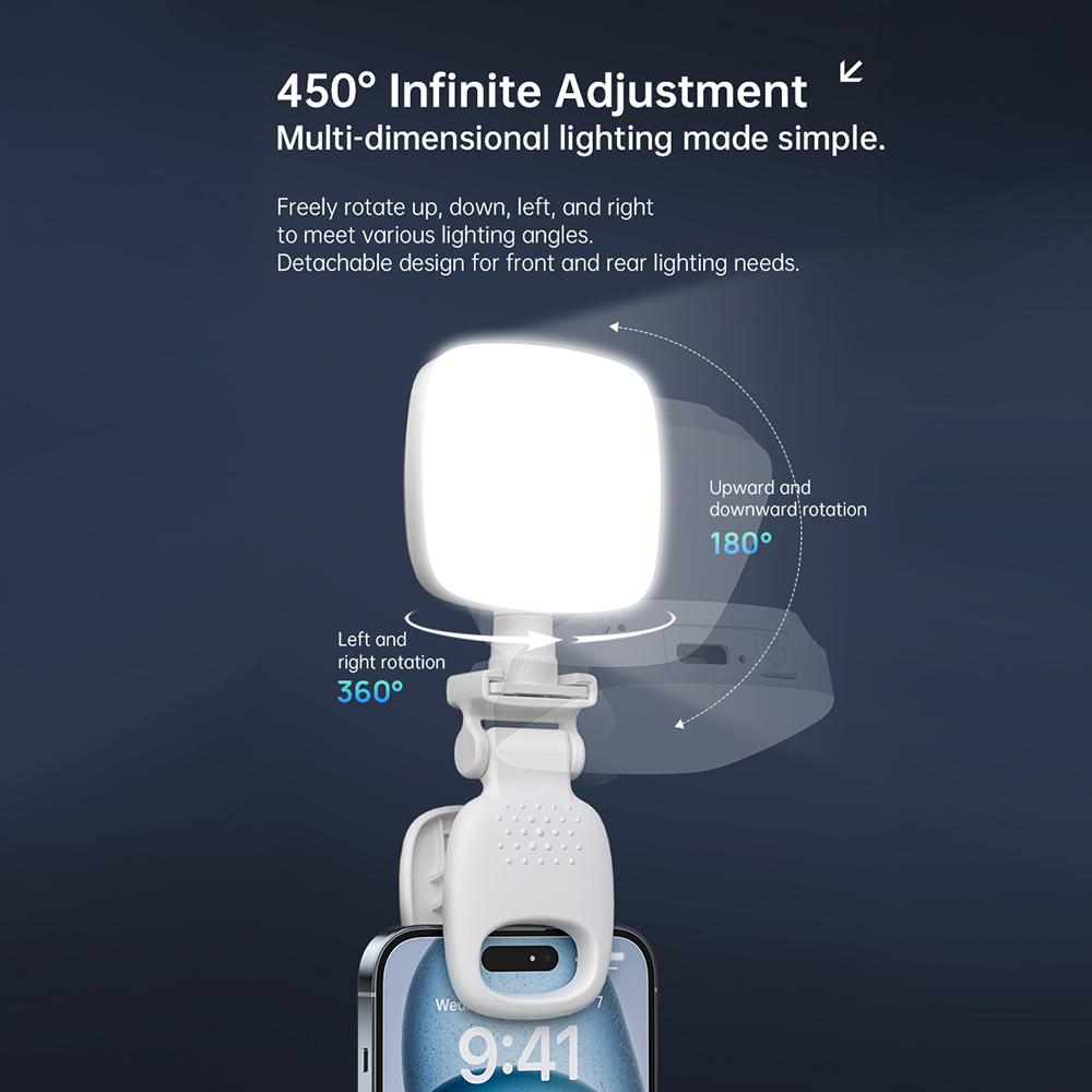 휴대용 LED 셀카 라이트 카메라 미니 보조광 충전식  - Photography Lighting Description 리뷰 및 가격